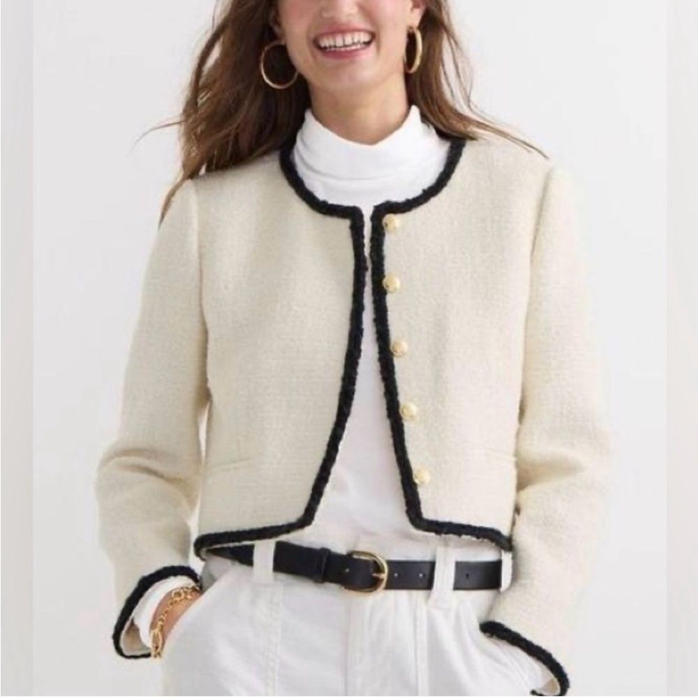 J Crew Louisa lady jacket in maritime tweed